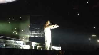 Drake cries while performing too much barclays center BROOKLYN NY would you like a tour [upl. by Orlan]