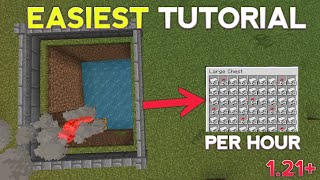 Easist iron farm in minecraft 121  How to make easy iron farm in minecraft 121 [upl. by Latrell]