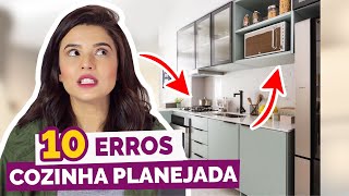 10 ERROS DE COZINHAS PLANEJADAS dicas para não errar  DicaDaPâ [upl. by Anelagna990]