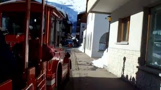 Skibus Saas Fee Elektrofahrzeug [upl. by Lukash]