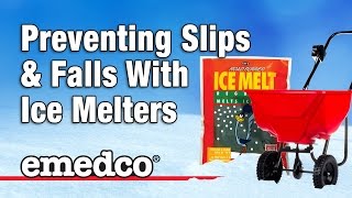 How to Use Ice Melters to Prevent Slips and Falls  Emedco Video [upl. by Lundgren]