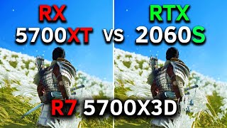 RX 5700 XT vs RTX 2060 Super  R7 5700X3D  2024 [upl. by Peddada580]