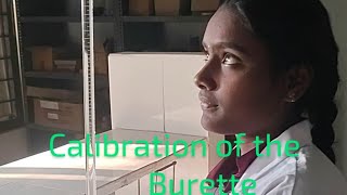 The Burette calibration titrations ytshorts viralvideo [upl. by Ayad]