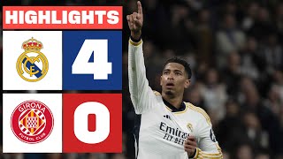 REAL MADRID 4  0 GIRONA FC  RESUMEN LALIGA EA SPORTS [upl. by Gabbert633]