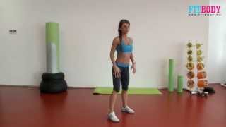 Antrenament picioare Genuflexiuni cu saritura squat jump [upl. by Sirrah]