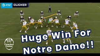 Notre Dame Comes up CLUTCH in their win vs Texas AampM [upl. by Delphina]