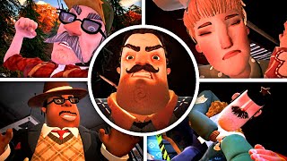 Hello Neighbor 2  New Jumpscares Update Showcase [upl. by Yeclek463]