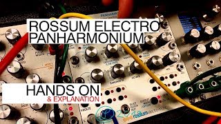 SUPERBOOTH19  ROSSUM ELECTRO PANHARMONIUM  RESYNTHESIS  HANDS ON  EXPLANATION [upl. by Diskson]