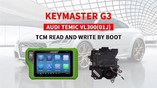 OBDSTAR X300 Classic G3 Read Write Audi TEMIC VL30001J TCM by Boot Cardiagtool [upl. by Honora833]