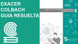 GUIA EXACER COLBACH MATEMATICAS PROBLEMA 5  Encuentre el primer término de una progresión aritmétic [upl. by Drusi683]