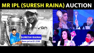 IPL 2022 Auction Live Ft Suresh Raina 8 Teams bidding for 1 Player  IPL 2022 Updates [upl. by Nuhs]