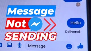 How To Fix Messenger Message Not Sending Problem 2024 [upl. by Leirza]