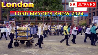 Lord Mayors Show 2024 Londons Grand Celebration 8K60 [upl. by Meesak]