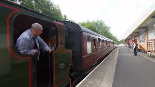 Ribble Valley steam railway Preston [upl. by Rebliw872]