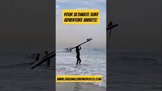 Your ultimate surf adventure awaits surfcampmorocco surftaghazout surftrip surfmorocco [upl. by Bartlet797]