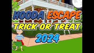 Hooda Escape Trick or Treat 2024  Walkthrough  Hints  Cheats [upl. by Hajed]