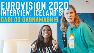 Interview DAÐI FREYR Iceland Eurovision 2020 [upl. by Buerger485]