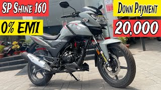 Full Finance Details 2024 Honda Shine SP160 Only 20000 Down Payment EMI Documeent [upl. by Chrisse]