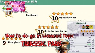 Game Dev Tycoon  Netflix  How to Create a Good License TRIASSIC PARK with Rewards [upl. by Raddatz928]