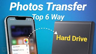 Top 5 How to Transfer iPhone Photos to External Hard Drive 2024 Free [upl. by Matias]