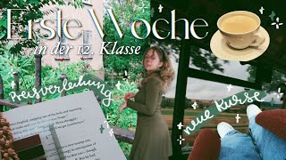 Erste Woche IN DER 12 KLASSE  📓🍂 Neue Kurse Herbstgefühle Preisverleihung [upl. by Zsa Zsa]