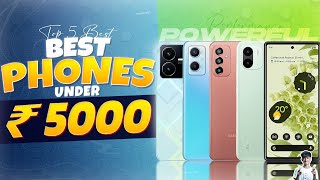 Top 5 Best Smartphone Under 5000 in August 2023  Best EntryLevel Phone Under 5000 in INDIA 2023 [upl. by Ule]