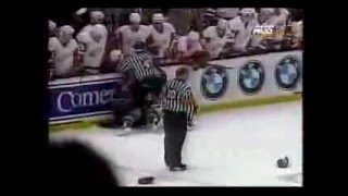 NHL Hockey FIGHTS  Red Wings vs Avalanche 97 Detroit  Colorado Rivalry [upl. by Candide]