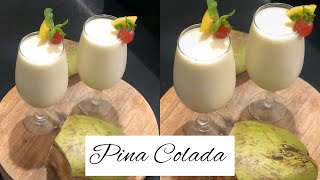 How To Make A Pina Colada At Home  Pina Colada Mocktail NonAlcoholic Beverage  Surmeets World [upl. by Jahdal]