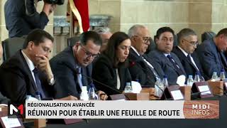 Régionalisation avancée  réunion pour établir une feuille de route [upl. by Lydnek]