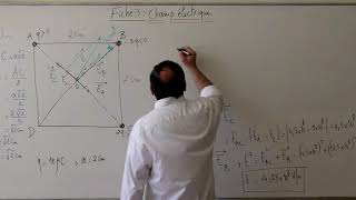 Corrigé de la fiche 3 fiche 3 Champ électriqueElectrostatique [upl. by Pearla]