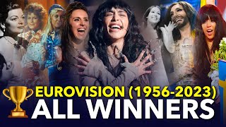 All Winners of Eurovision Song Contest 19562023 [upl. by Philbert146]