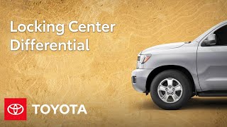 Toyota Trucks and SUV Feature Center Differential Lock  Toyota [upl. by Eahsram]