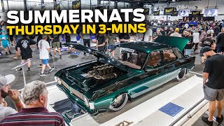 Summernats 36 Thursday In Three Mins [upl. by Rehtse]