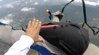 Friday Freakout Skydive Students Parachute Pilot Chute Caught Around Arm Saved By Instructor [upl. by Anuahc]