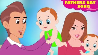 Happy Fathers Day Song  Mom amp Dad song  More Nursery Rhymes amp Kids Songs  Emmie Baby Songs [upl. by Ahsiuq]