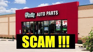 The Corporate Scam That Is Oreilley Auto Parts  NEVER Shop Here [upl. by Thain]