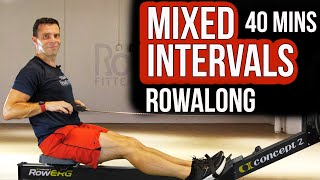 The Best 40 minute Workout youll do on a Rowing Machine [upl. by Grados]