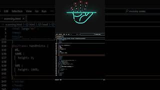 FINGER SCANNER MADE WITH JUST HTML  CSS  JS shorts [upl. by Oap]
