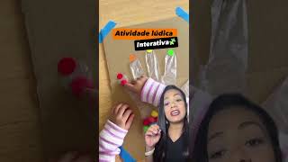 Atividade lúdica Créditos logopedlunya atividadeseducacaoinfantil sensorial inspiração foryou [upl. by Yelnats]