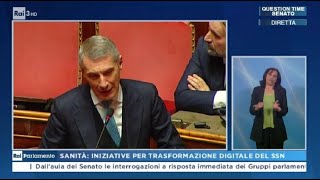 Sanità digitaleCome utilizzare le risorse europee del PNRR  Antonio De Poli  Question Time Senato [upl. by Narcissus]