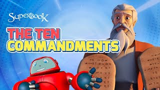 Superbook  The Ten Commandments  Season 1 Episode 5  Full Episode Official HD Version [upl. by Wallford]