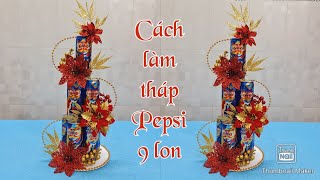 Cách làm Tháp Nước Ngọt Chưng Tết  Tháp Nước Ngọt  Tháp Bánh Tài Lộc  TamHien [upl. by Ahsieym]