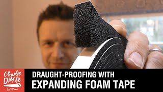 Expanding Foam Tape for Draught Proofing [upl. by Edialeda]