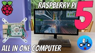 Raspberry Pi 5 All in One Computer [upl. by Yonatan]