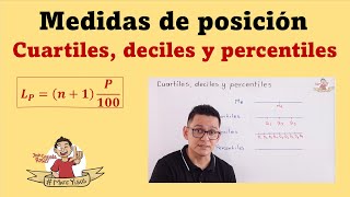 Cuartiles deciles y percentiles Introducción y ejemplos Medidas de posición relativa [upl. by Hanus851]