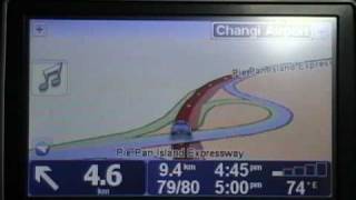 TomTom GO730 with Darth Vader Voice  Singapore Maps [upl. by Strade]