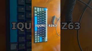 IQUNIX EZ63 Keyboard Review valorant [upl. by Moskow]