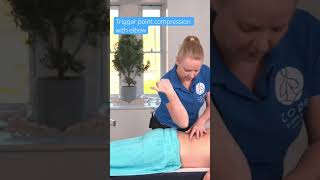 Trigger Point Compression with Elbow  sportsmassage [upl. by Einahpet]