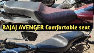 Bajaj Avenger street 150 bucket seat  seat modification Avenger street amp cruise pawarseatcovers [upl. by Nuavahs]