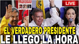 ÚLTIMO LE LLEGÓ LA HORA AL DICTADOR EL VERDADERO PRESIDENTE ELECCIONES EN VENEZUELA [upl. by Nick]